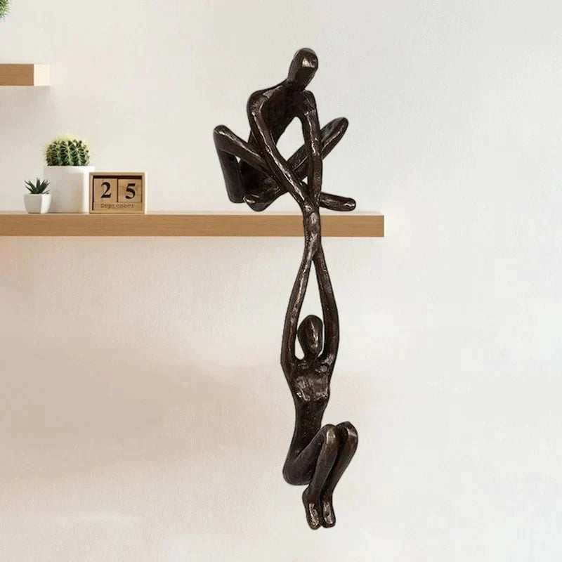 Romantic Couple Statue – Unique Love and Power Symbol for Home Decor