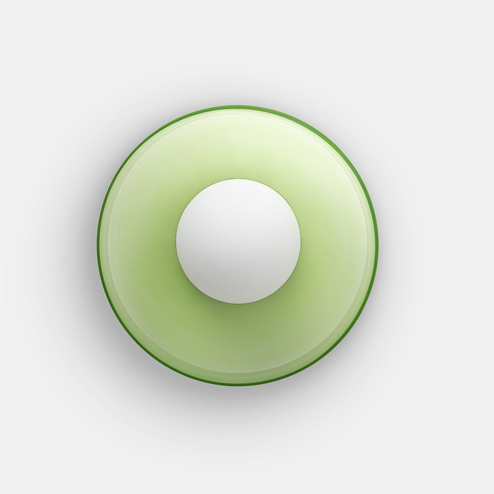 Glass Ceiling Light with Single Head – Nordic Wall Lamp for Hallway and Bedroom Ambience