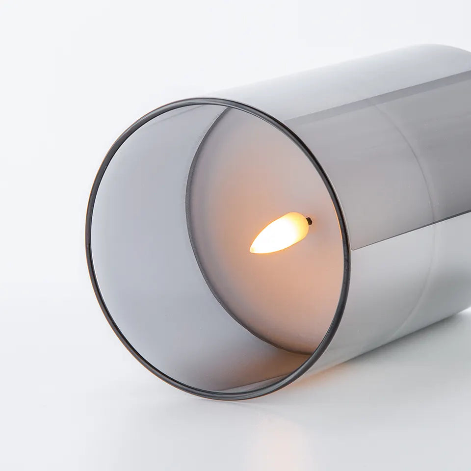 Flameless LED Candle Light 3-Set with Remote Control – Glass Candles for Home and Wedding Decor