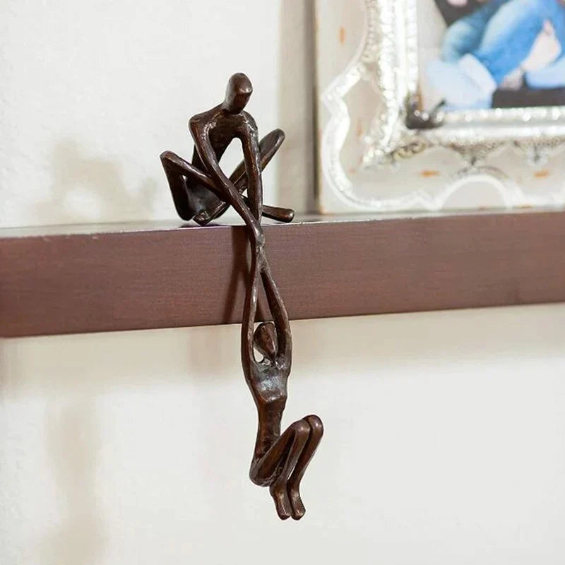 Romantic Couple Statue – Unique Love and Power Symbol for Home Decor