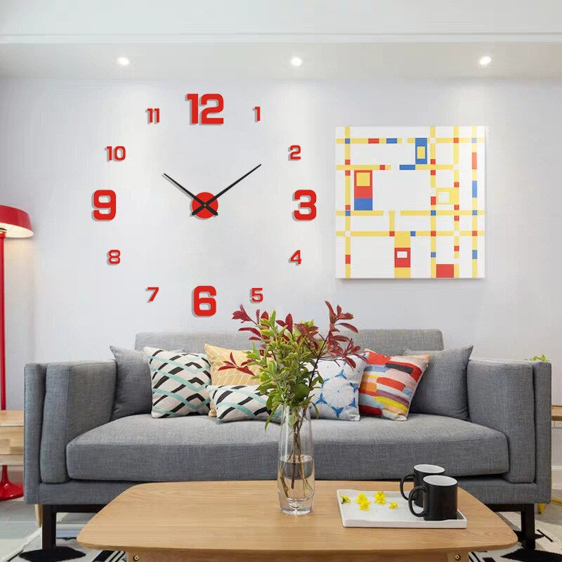 Variant image for Large Modern DIY Wall Clock with Customizable Design – Unique Home Decor for Every Space-7