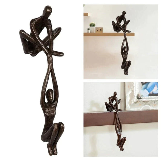 Romantic Couple Statue – Unique Love and Power Symbol for Home Decor