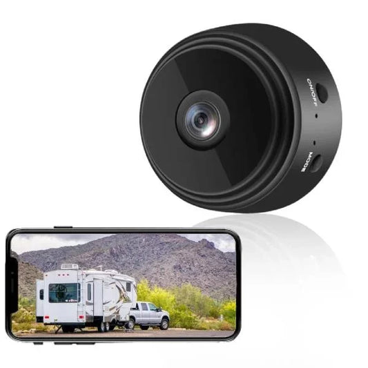 Full HD Wireless Rear View Camera for Campers with Night Vision, Motion Detection, and 360° Rotating Bracket-1