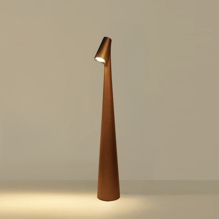 Minimalist Cordless LED Table Lamp with Touch Control – Dimmable Bedside or Desk Light, USB Rechargeable, 35 cm