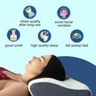 Ergonomic Anti-Snoring Pillow for Comfortable Sleep – Best Sleeping Pillow with Head and Neck Support-5