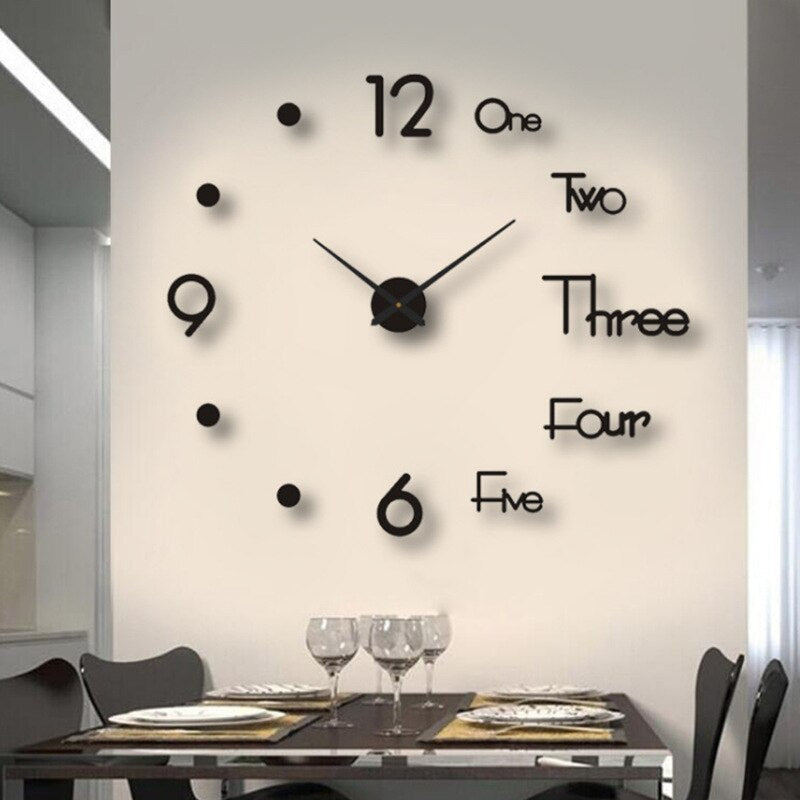 Variant image for Large Modern DIY Wall Clock with Customizable Design – Unique Home Decor for Every Space-15