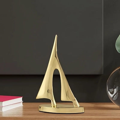 Modern Nautical Sailboat Table Decoration – Minimalist Resin Centerpiece for Elegant Home Decor-3
