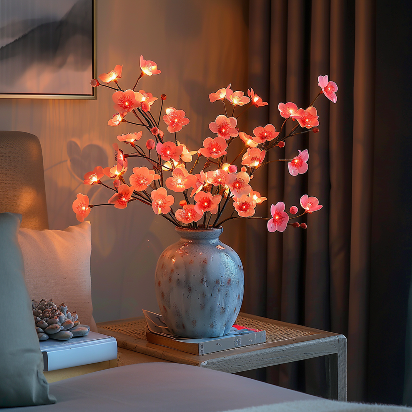 Fairy Light Olive Branch – Decorative LED String Lights for Home, Garden, and Event Decor