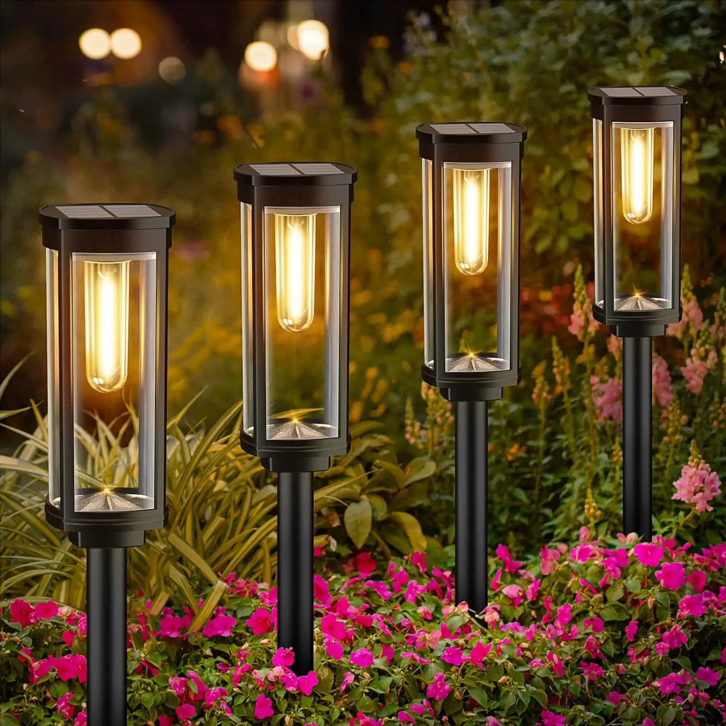 Solar Hanging Lanterns with LED Lights – Eco-Friendly Outdoor Decor for Garden and Patio