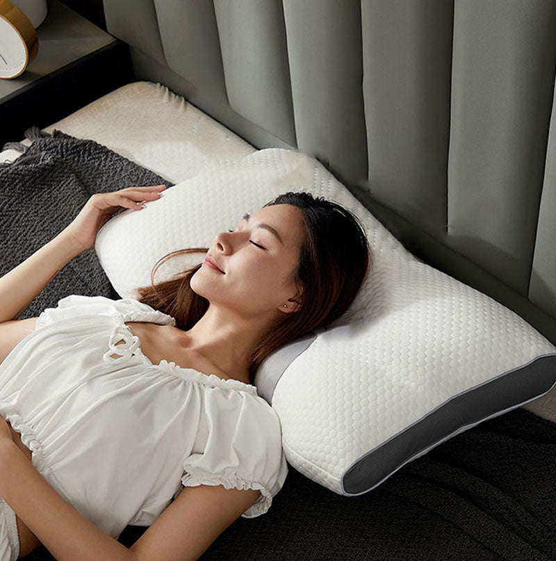 Hybrid Neck Support Pillow for Back and Side Sleepers – Orthopedic Design for Neck Pain Relief and Comfort-6