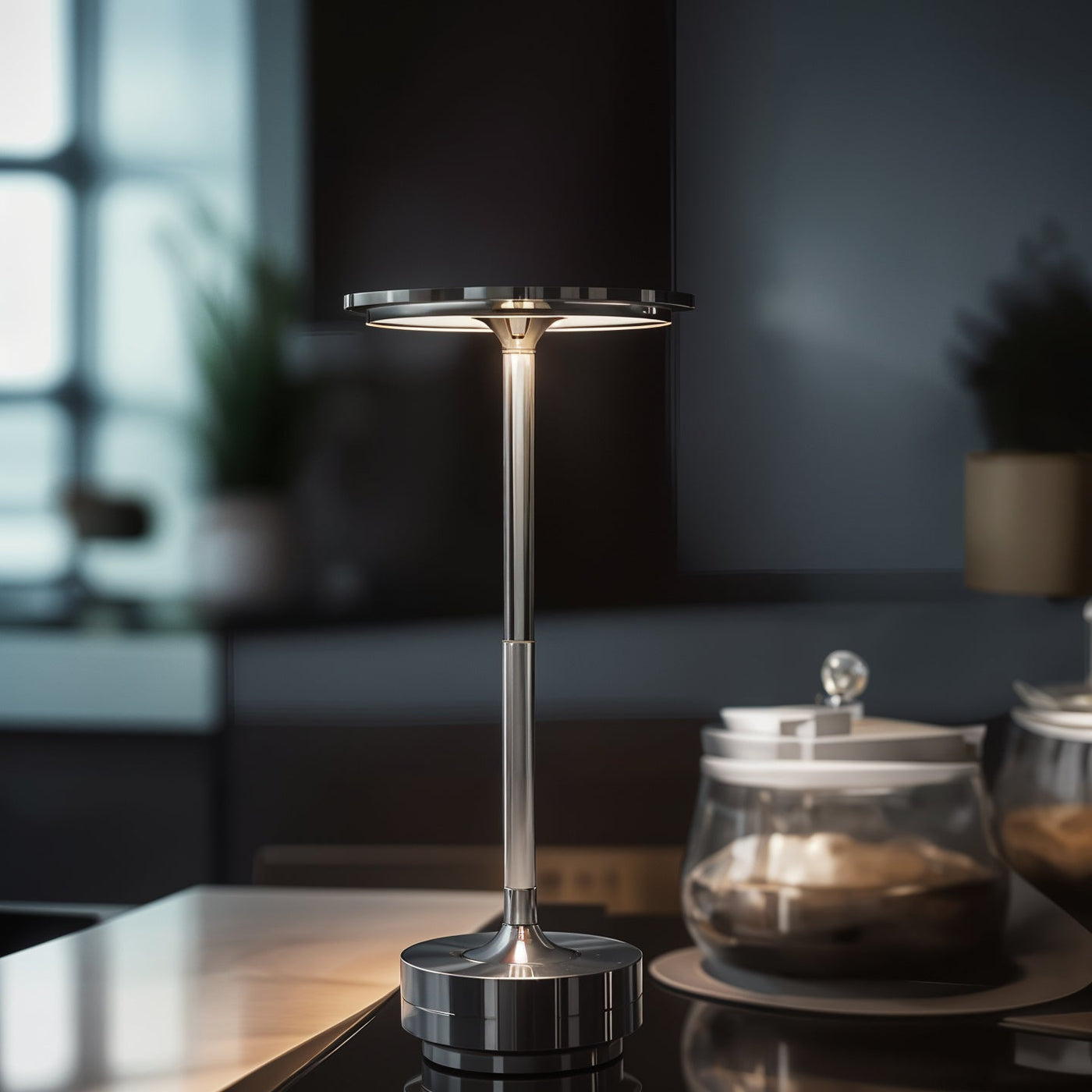 Variant image for Cordless Table Lamp with Touch Control, Adjustable Lighting – Portable and Water-Resistant Bedside Lamp for Home and Outdoor Use-1