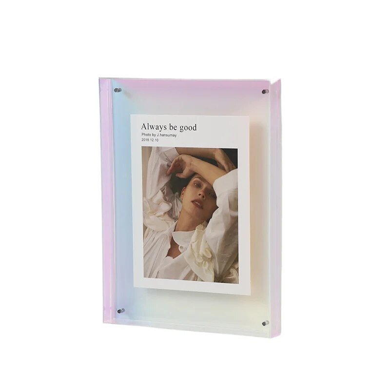 Modern Transparent Acrylic Photo Frame for 4x6 to 8x12 Photos – Minimalist Design for Stylish Home Decor-6