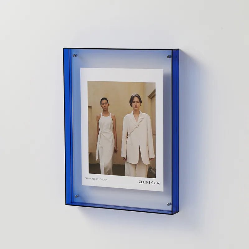 Modern Transparent Acrylic Photo Frame for 4x6 to 8x12 Photos – Minimalist Design for Stylish Home Decor-1