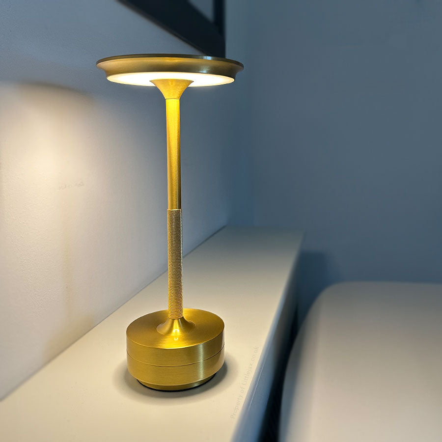 Cordless Table Lamp with Touch Control, Adjustable Lighting – Portable and Water-Resistant Bedside Lamp for Home and Outdoor Use-3