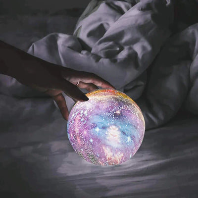 3D Moon Lamp with Remote Control – 16 Color Options, USB Rechargeable Night Light for Home Decor-2