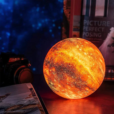 3D Moon Lamp with Remote Control – 16 Color Options, USB Rechargeable Night Light for Home Decor-4
