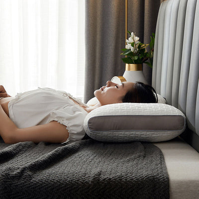 Hybrid Neck Support Pillow for Back and Side Sleepers – Orthopedic Design for Neck Pain Relief and Comfort-5