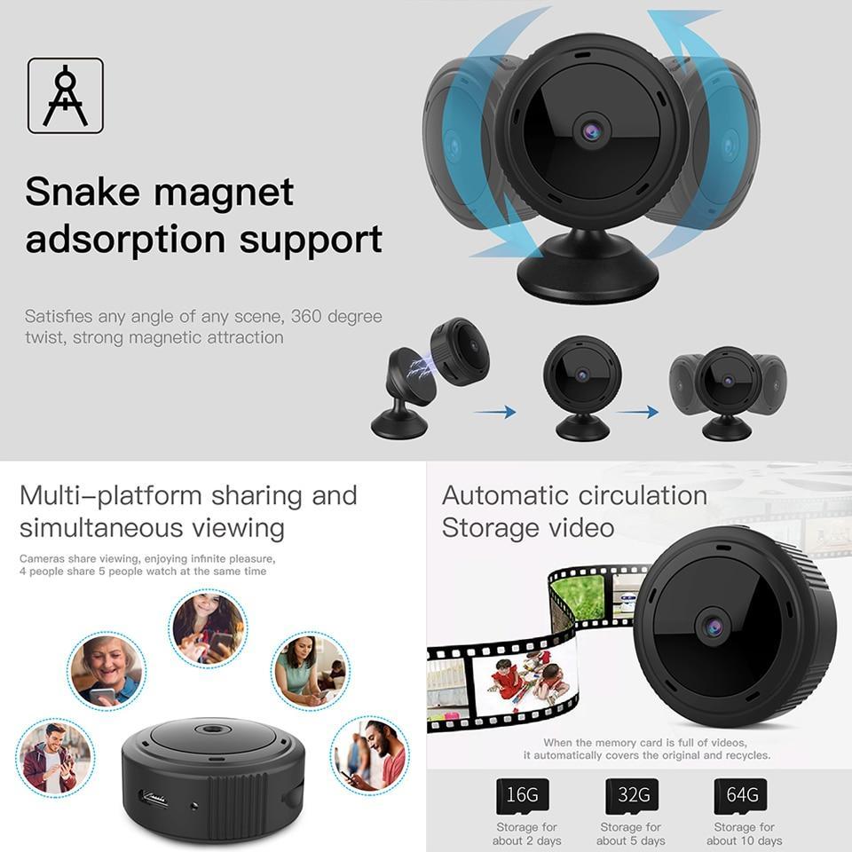 Mini WiFi Security Camera 1080p HD with Motion Detection – Wireless Home Security Camera for Baby and Pet Monitoring-4