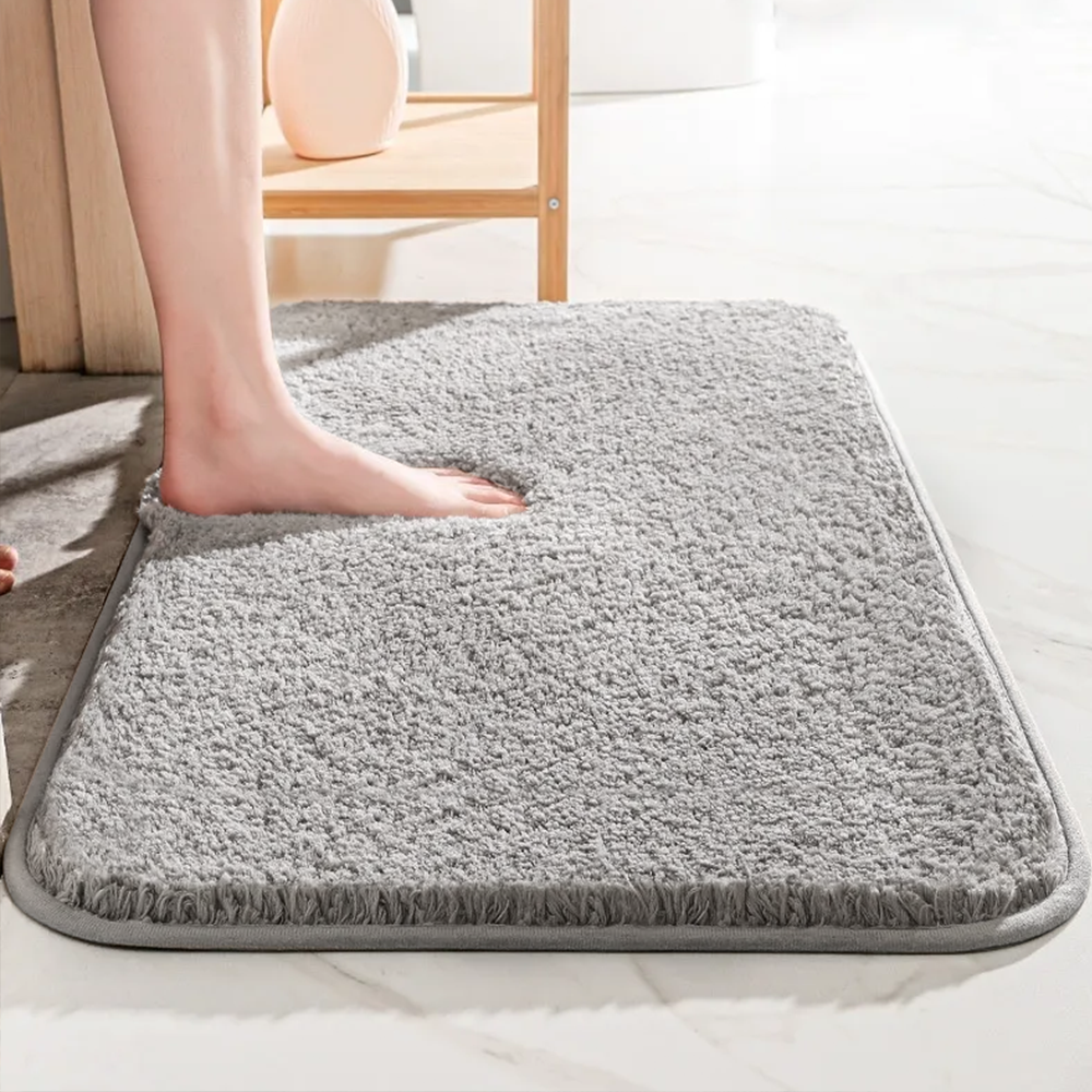 Ultra-Plush Non-Slip Bath Mat – High-Density Microfiber Bathroom Rug, Multiple Sizes Available-1
